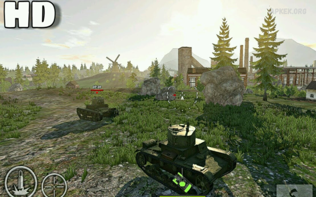 High Graphics Mobile Tank Battle Game