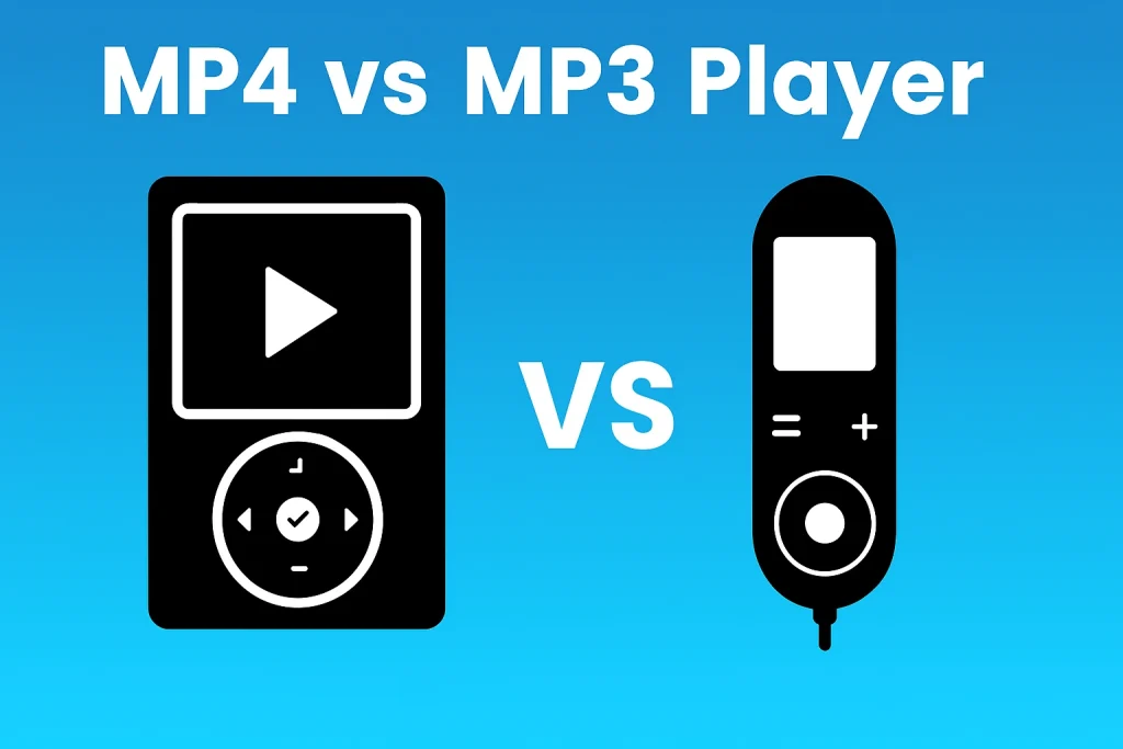 MP4 Player vs MP3 Player The Ultimate Comparison MP4 Player vs MP3