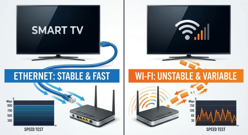 Ethernet vs Wi-Fi for IPTV